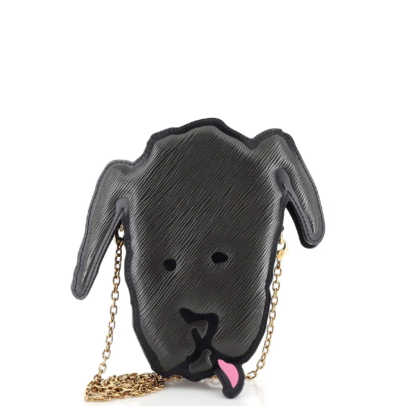 Grace Coddington Dog Face Bag Epi Leather and Reverse Monogram Canvas Mini