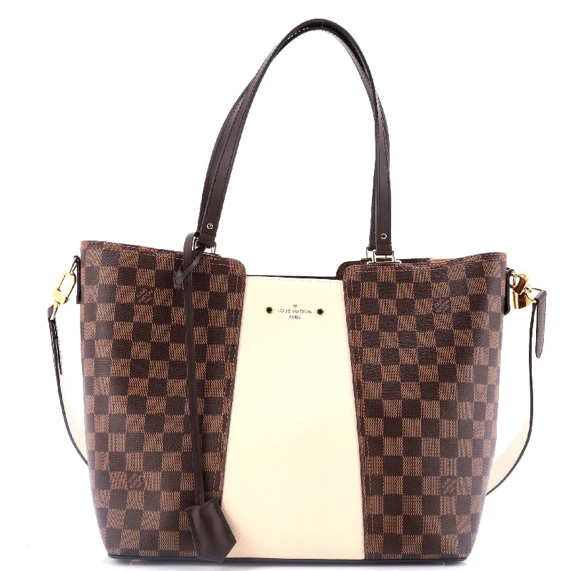 Jersey Handbag Damier with Leather