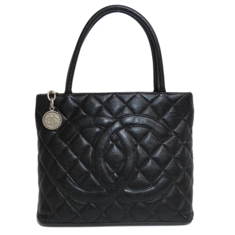 Chanel  Caviar Leather Tote Bag (Pre-Owned)