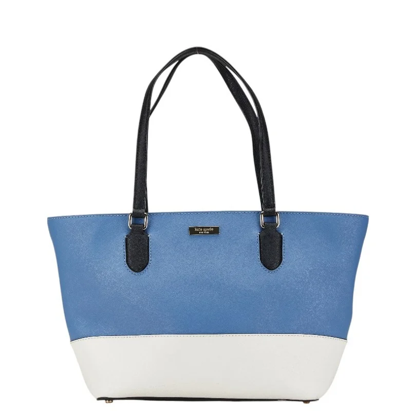 Kate Spade blue  Leather Handbag Tote Bag (Pre-Owned)