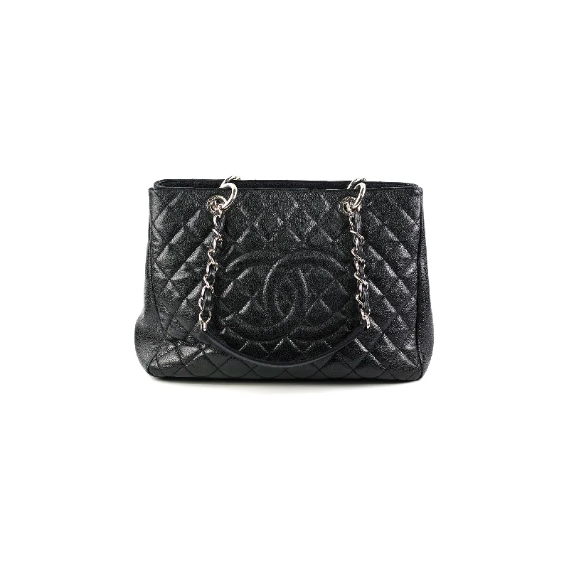 Chanel Grand Shopping Tote GST Caviar Black Shoulder Bag