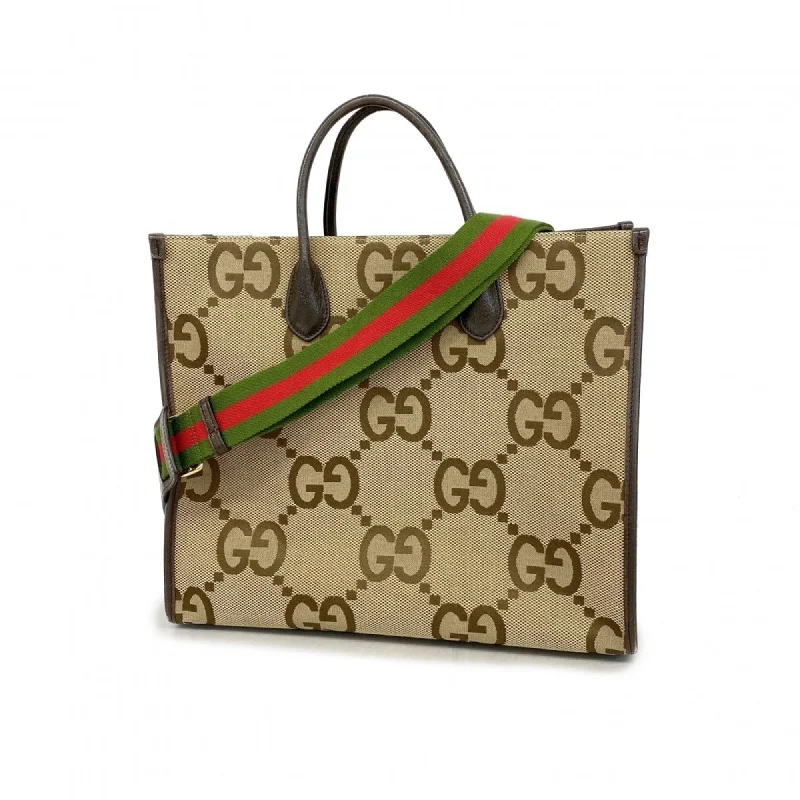 Gucci  Canvas Tote Bag (Pre-Owned)