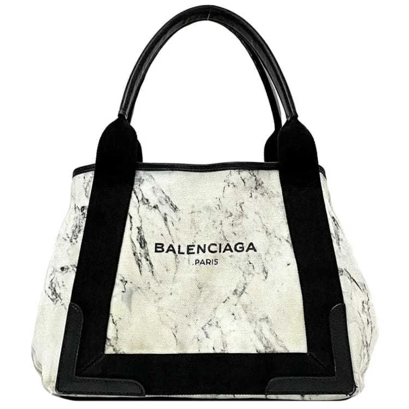 Balenciaga   Canvas Leather Handbag Tote Bag (Pre-Owned)