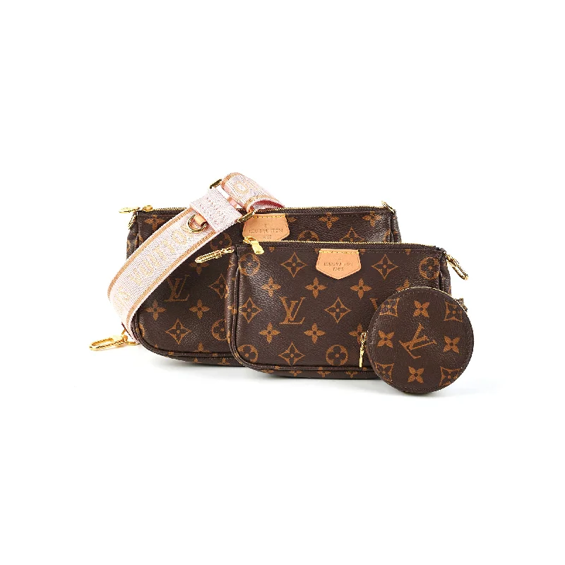 Louis Vuitton Multi Pochette Monogram Pink Bag