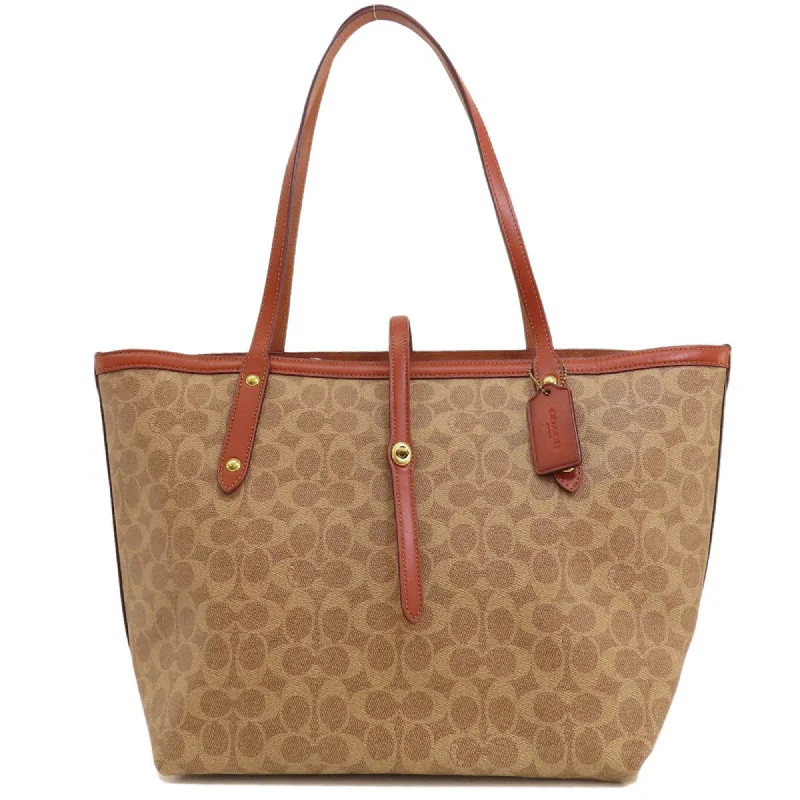 Coach Signature  Signature Line Tote Bag (Pre-Owned)