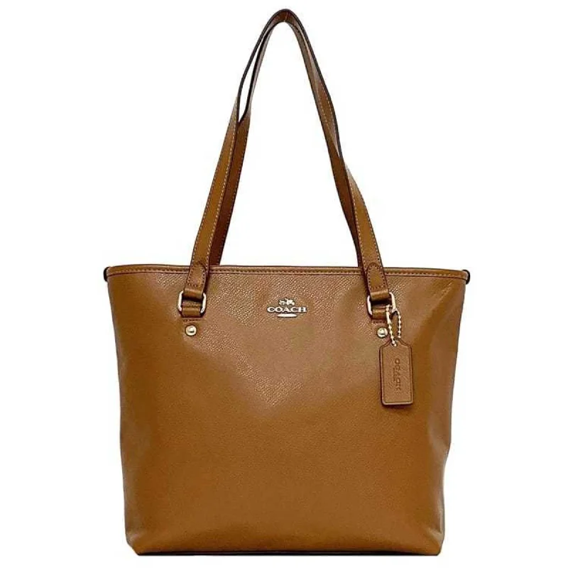 Coach  Leather Tote Bag (Pre-Owned)