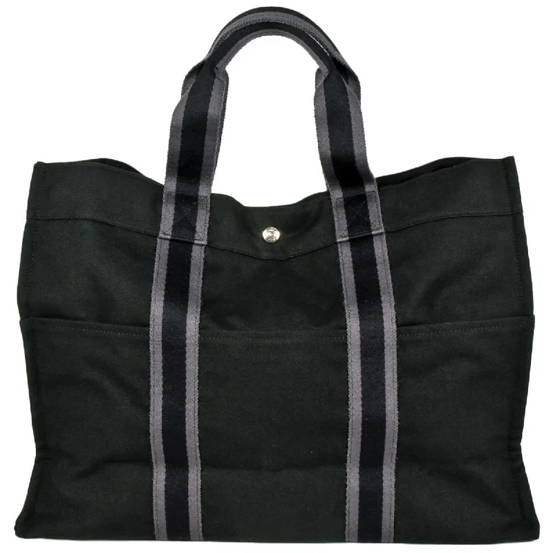 Hermes  Canvas Tote Bag (Pre-Owned)