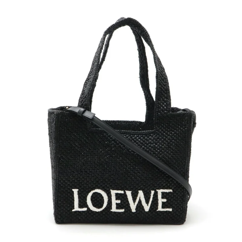 Loewe   Raffia Leather Shoulder Bag Tote Bag (Pre-Owned)