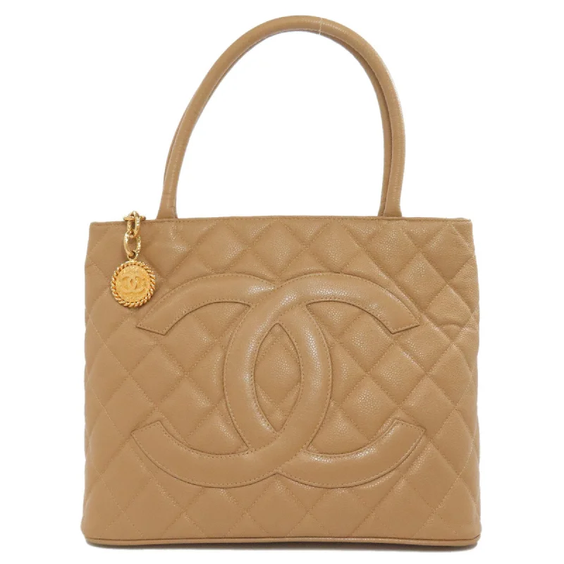 Chanel  Caviar Leather Tote Bag (Pre-Owned)