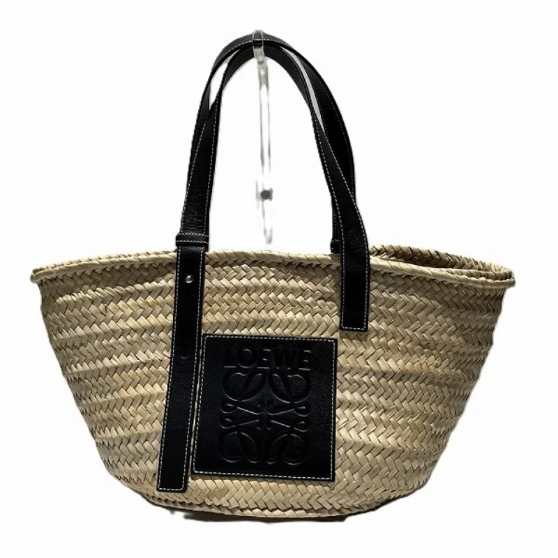 Loewe   Raffia Leather Tote Bag (Pre-Owned)