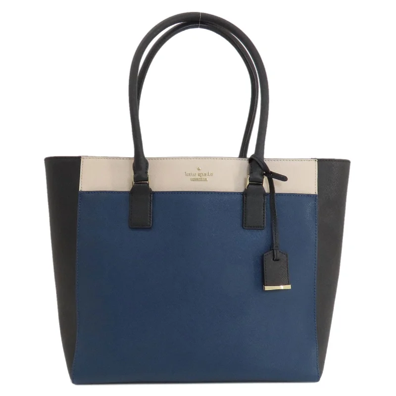 Kate Spade   Navy Leather Tote Bag (Pre-Owned)