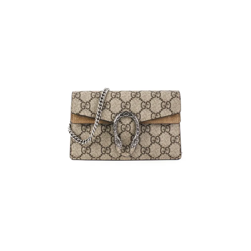 Gucci Super Mini Dionysus GG Crossbody Bag