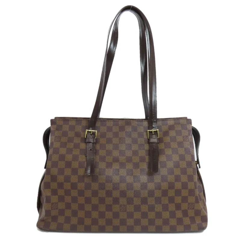 Louis Vuitton Damier Canvas Ebene Damier Canvas Tote Bag (Pre-Owned)