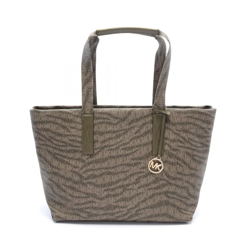 Michael Kors  Coated Canvas Leather Tote Bag (Pre-Owned)