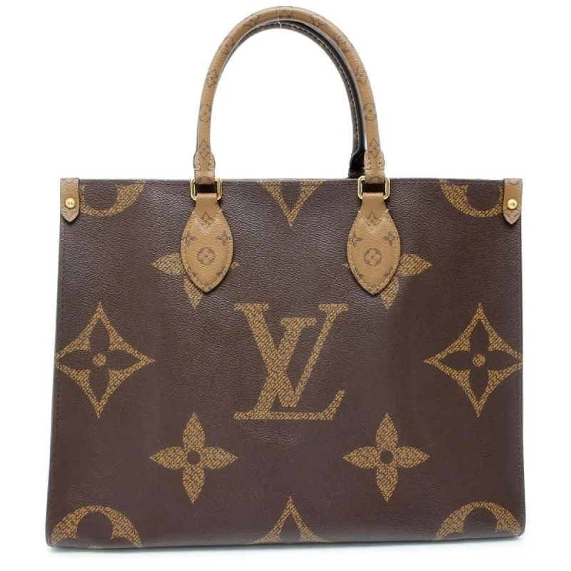 Louis Vuitton  Monogram Reverse Monogram Handbag Tote Bag (Pre-Owned)