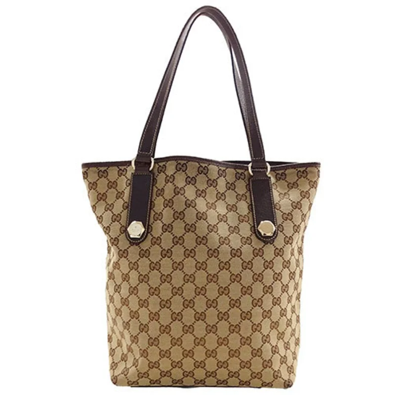 Gucci  Gg Canvas Tote Bag (Pre-Owned)