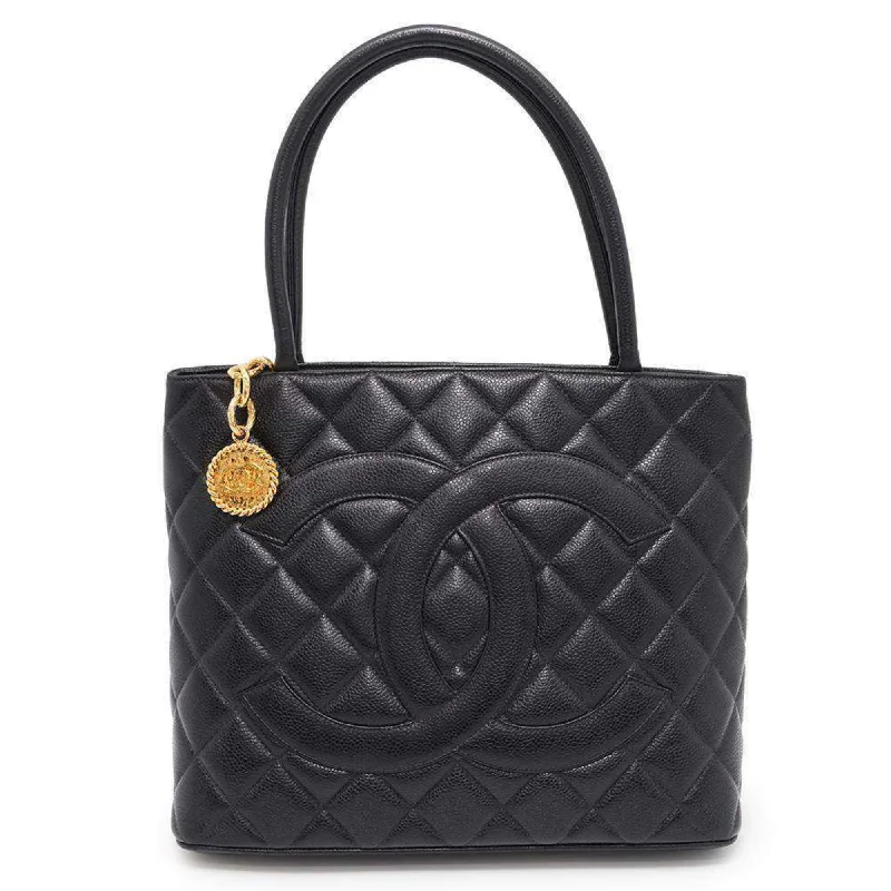 Chanel  Caviar Leather Tote Bag (Pre-Owned)