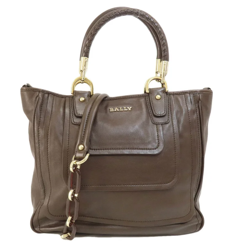 Bally  Leather Tote Bag (Pre-Owned)