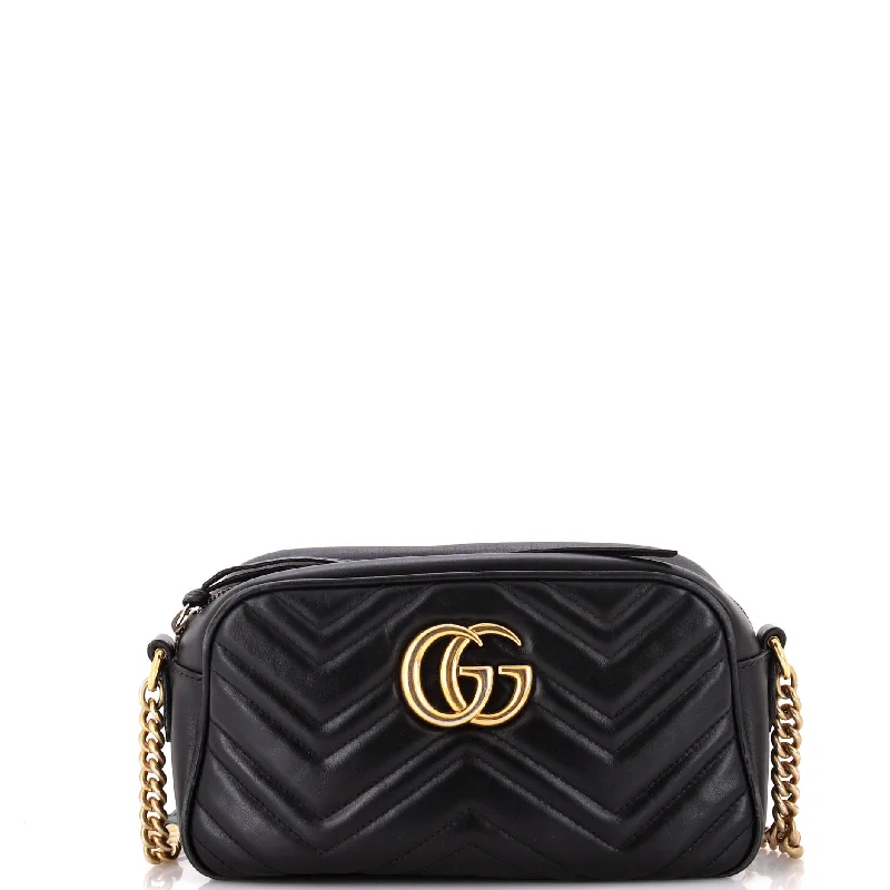 GG Marmont Shoulder Bag Matelasse Leather Small