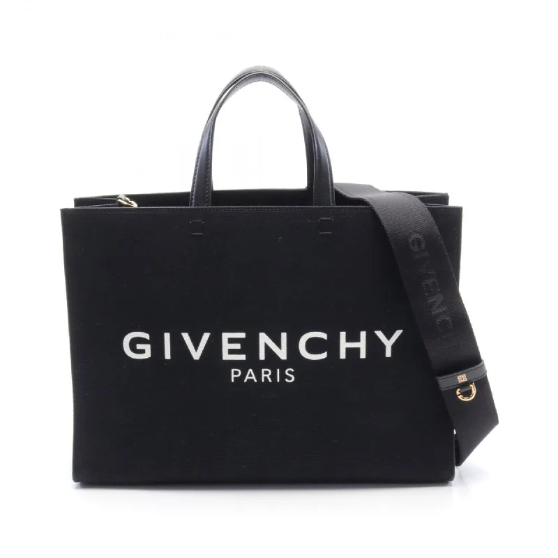 Givenchy   Canvas Leather Tote Bag (Pre-Owned)