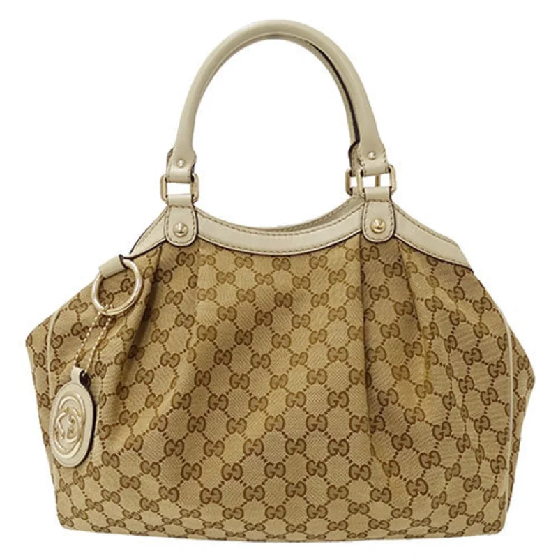 Gucci Gg Canvas  Gg Canvas Tote Bag (Pre-Owned)