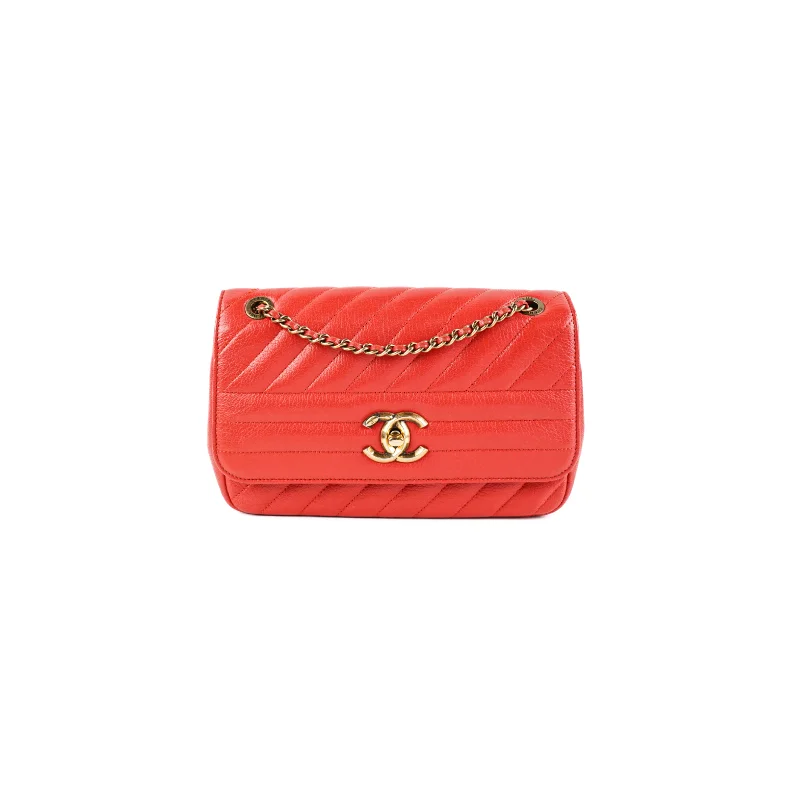 Chanel Seasonal Flap Red Crossbody Bag