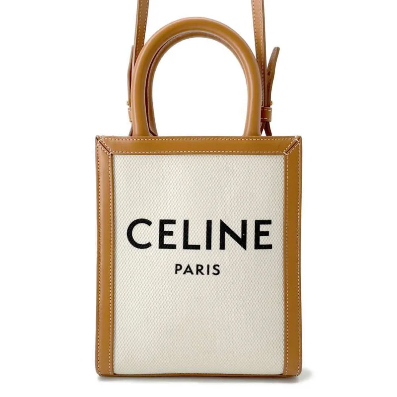 Celine   Canvas Leather Handbag Shoulder Bag Tote Bag (Pre-Owned)