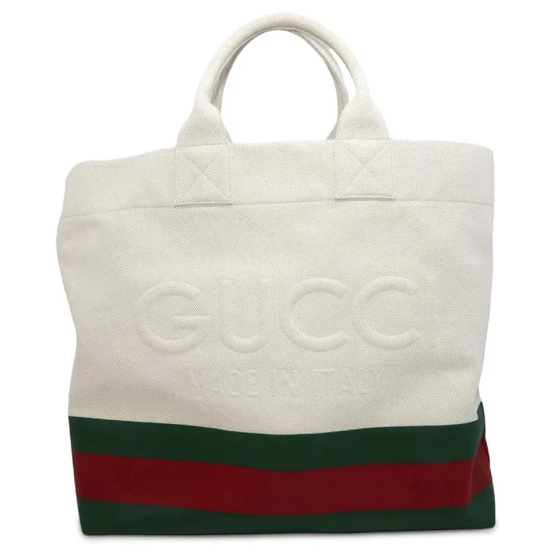 Gucci   Color  Canvas Pvc Tote Bag (Pre-Owned)