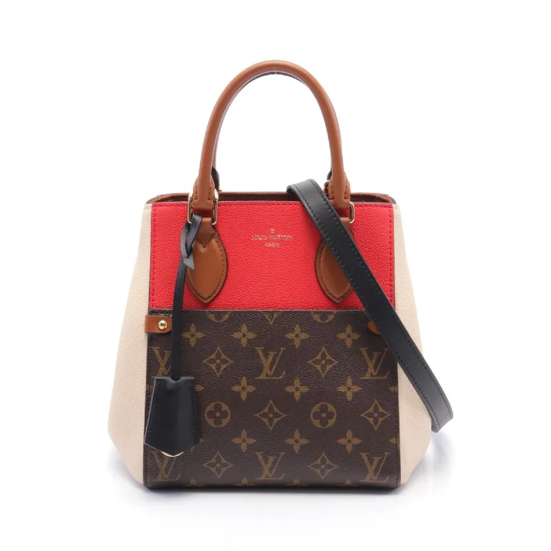 Louis Vuitton  Monogram  Coated Canvas Leather Tote Bag (Pre-Owned)