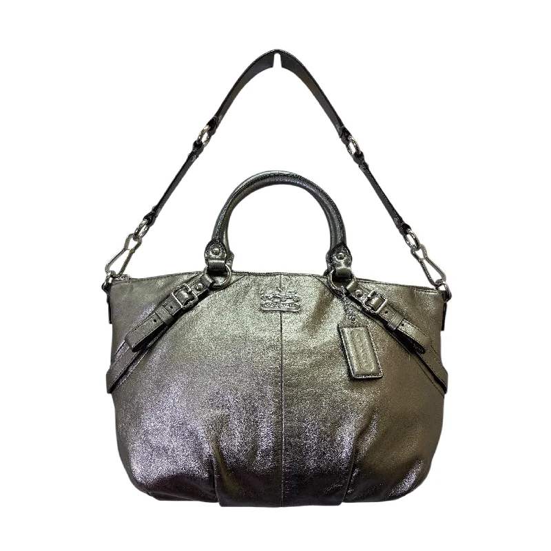 Handbag Designer By Coach In Taupe, Size:Medium