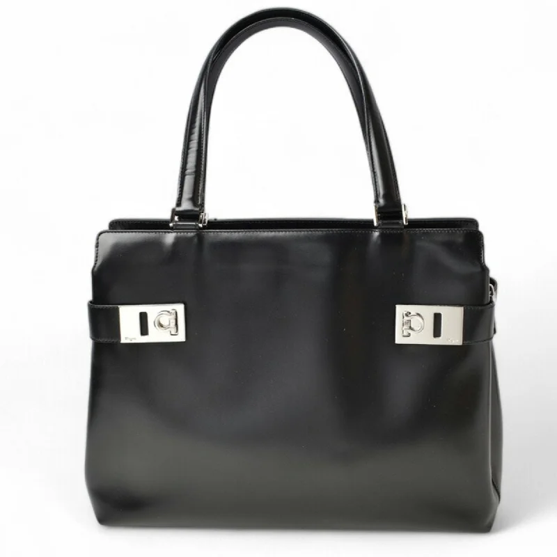 Salvatore Ferragamo  Leather Shoulder Bag Tote Bag (Pre-Owned)