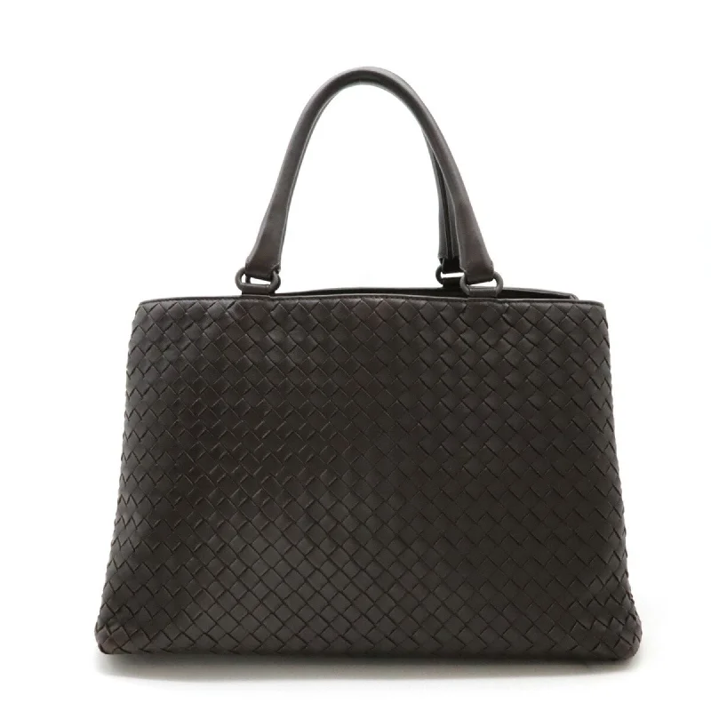 Bottega Veneta Intrecciato  Leather Handbag Tote Bag (Pre-Owned)