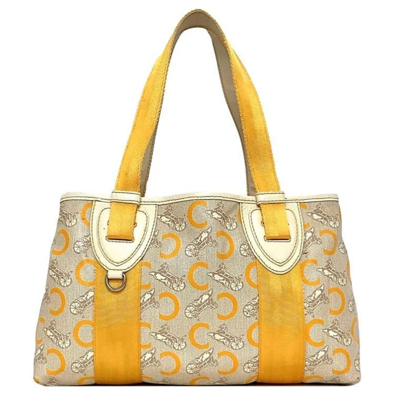 Celine  yellow Pvc Leather Tote Bag (Pre-Owned)