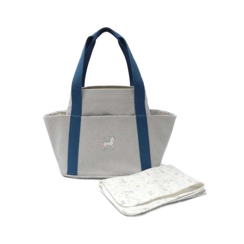 Hermes blue  Toile H Tote Bag (Pre-Owned)