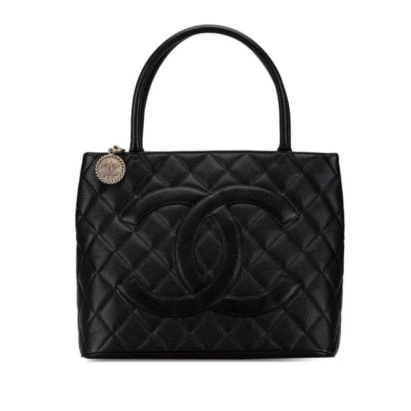 Chanel  Caviar Leather Tote Bag (Pre-Owned)