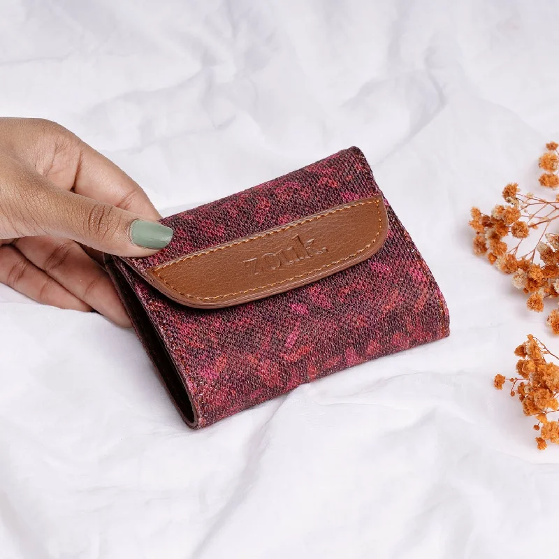 Tripura Blooms Trifold Wallet