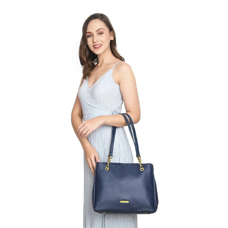 Caprese Sam Satchel Large Navy