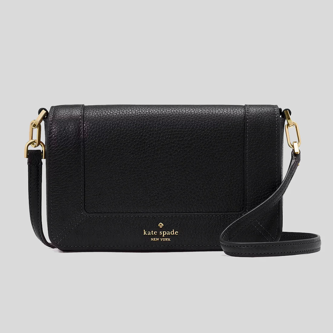 KATE SPADE Lena Mini Flap Crossbody Bag Black RS-KH784