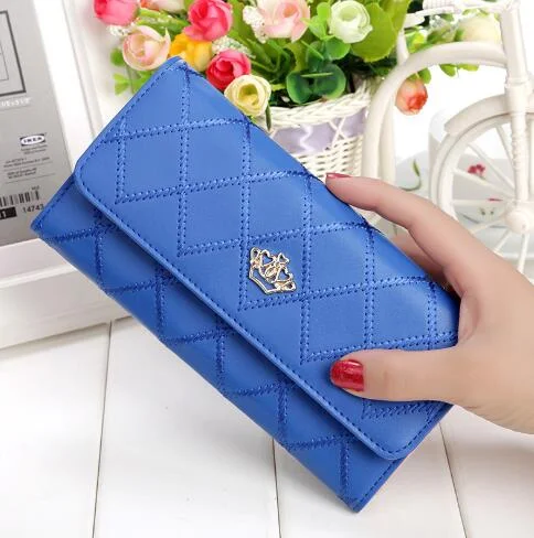 blue wallet