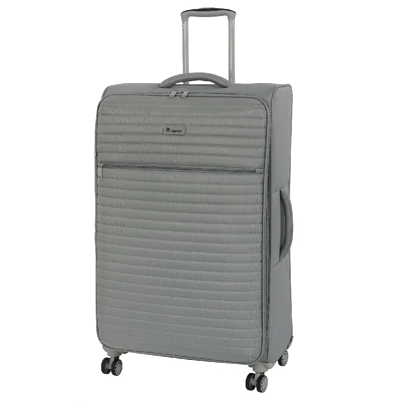 it luggage 31.3" Quilte Lightweight Expandable Spinner, Flint Grey