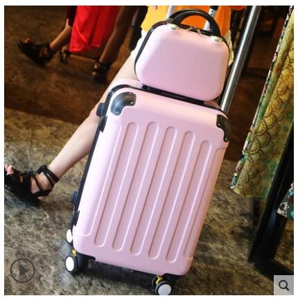 Brand 20 Inch 24 Inch Rolling Luggage Case Spinner Case Trolley Suitcase Women Travel Luggage