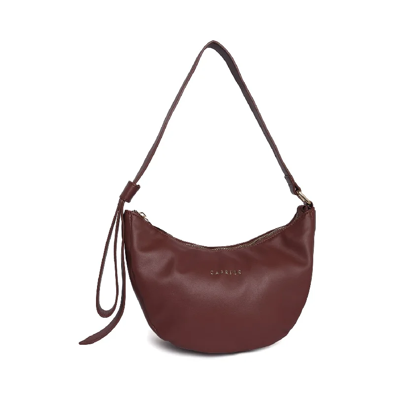 Caprese Beyonce Satchel Large Burgundy