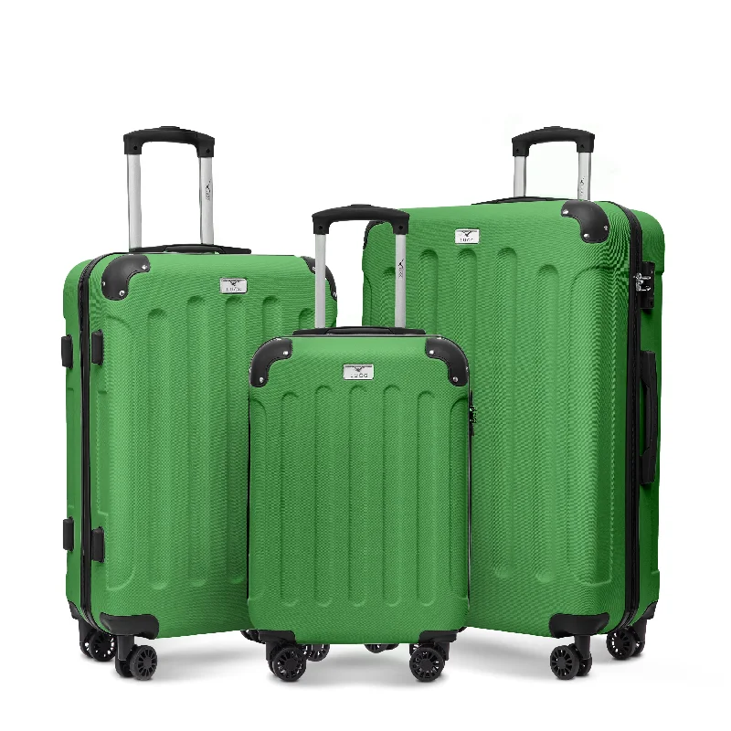 Skywander 3pc Suitcase Set in Khaki