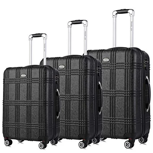 Expandable Spinner Luggage Set,Tsa Lightweight Hardside Luggage Sets, 20" 24"28 Inches Luggage