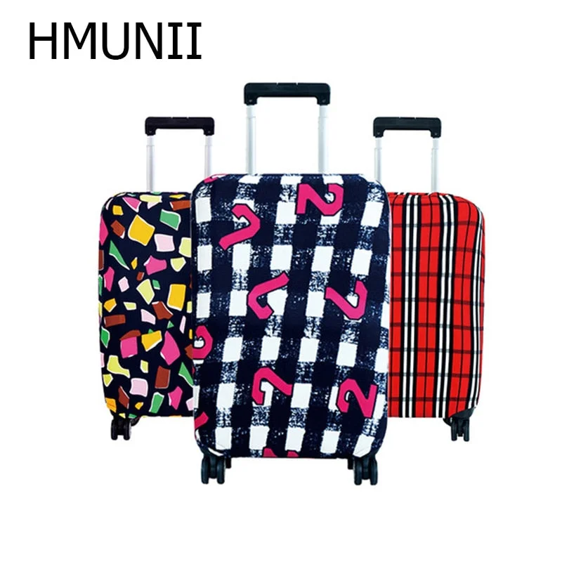 Hot Fashion Travel On Road Luggage Cover Protective Suitcase Cover Trolley Case Travel Luggage Dust