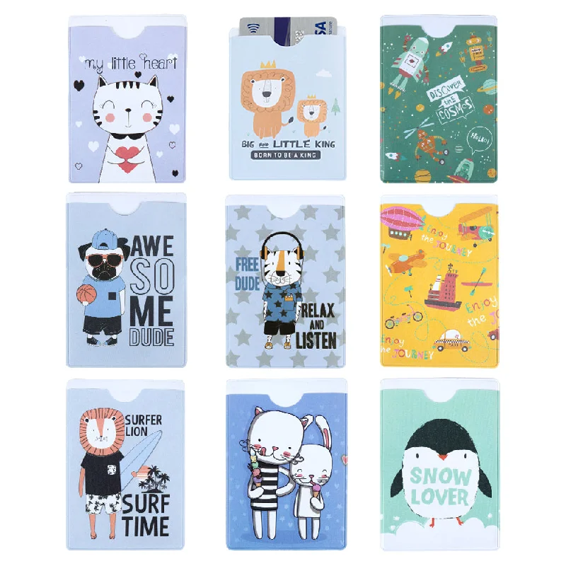 Card Case Credit Card Holder Student Cute Cartoon Id Cards Women Wallet Passport Business Card