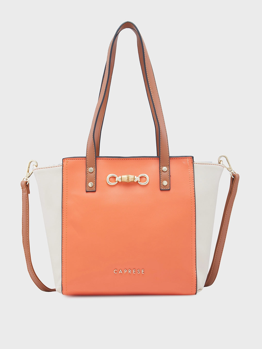 Caprese Eva Satchel Medium Orange