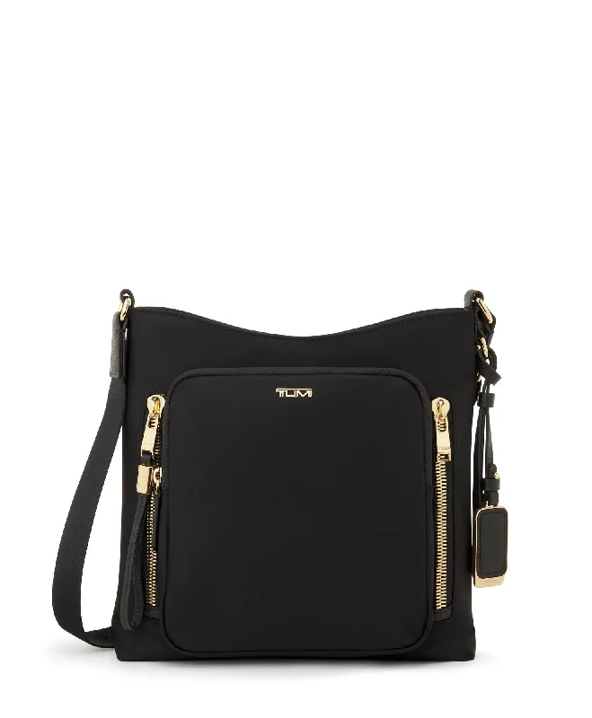 Voyageur Tyler Crossbody - Black/Gold