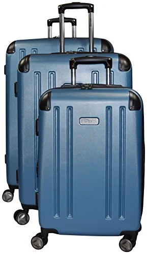 Kenneth Cole Reaction 8 Wheelin Expandable Luggage Spinner Wheeled Suitcase, 3 Pc Set , 29, 25 &