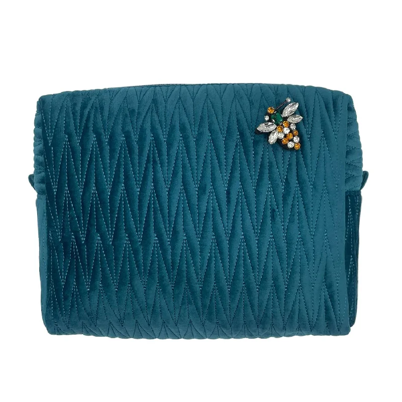 Tribeca wash bag teal